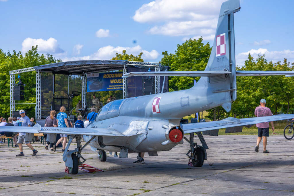 Piknik Wojskowy i służb mundurowych na lotnisku w Pile. 10 sierpnia 2025. Fot. Marcin Mazuiarz